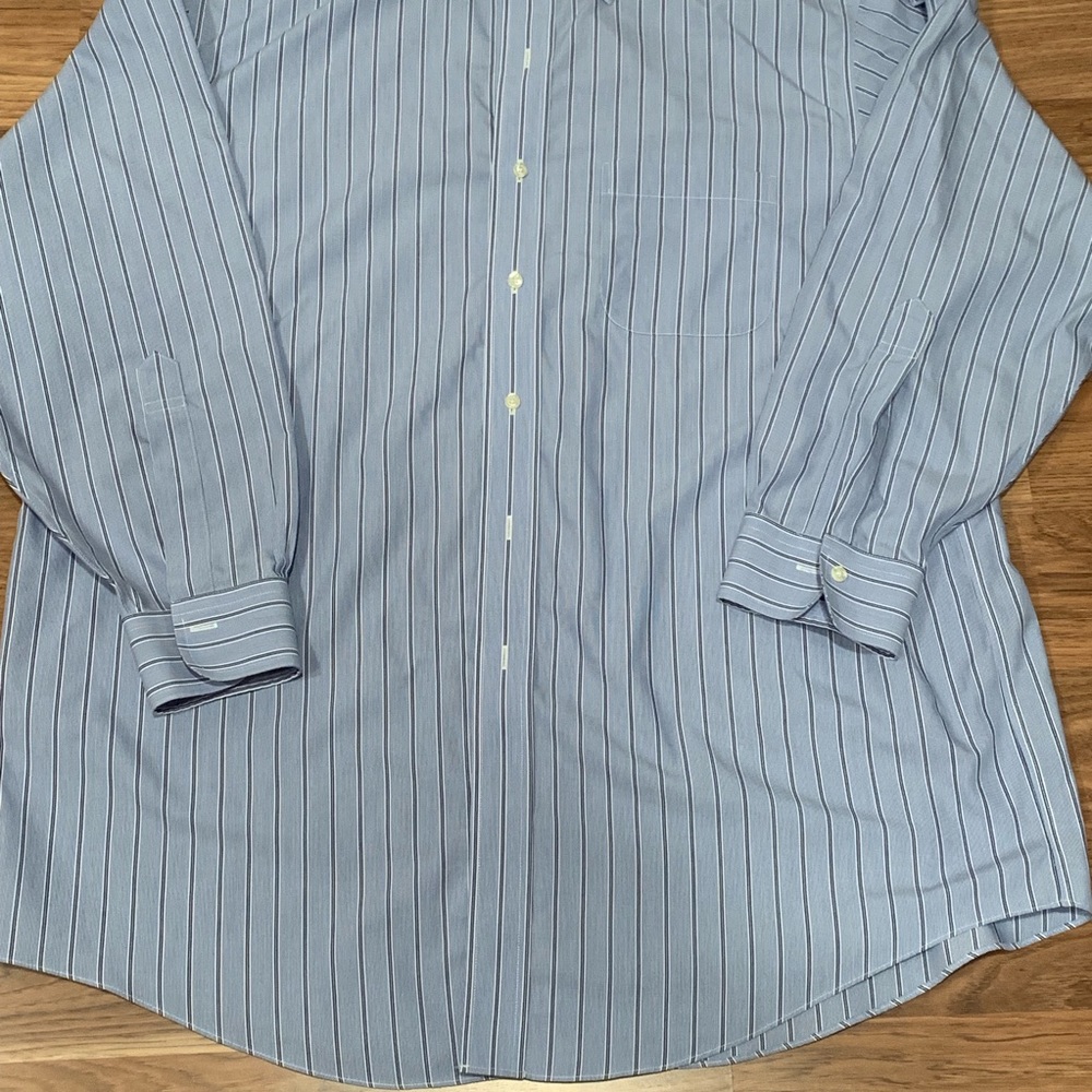 Brooks Brothers Madison L/S Striped Dress Shirt XL - Picture 4 of 5